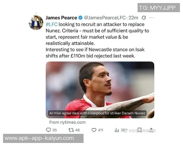 利物浦坚持引进年轻后卫拒绝降低标准寻求长期发展